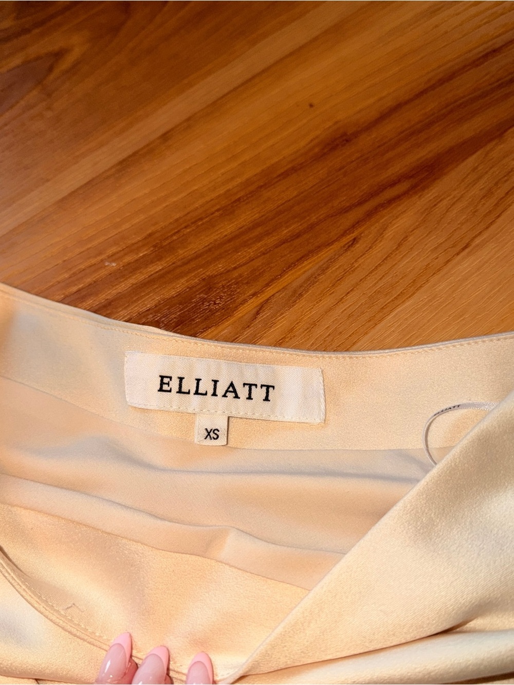 ELLIATT Liesel Ivory One Shoulder Dress XS NWOT Bridal Wedding